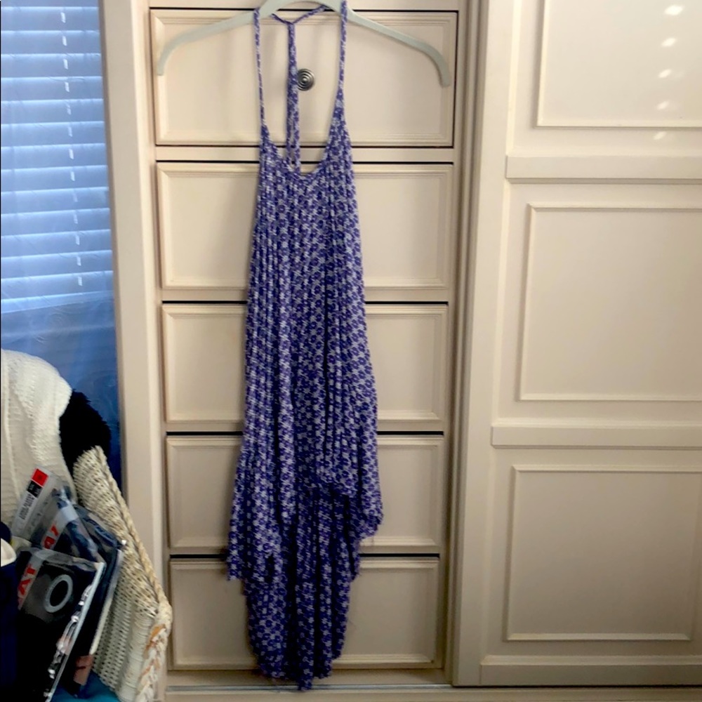 Purple asymmetrical sundress